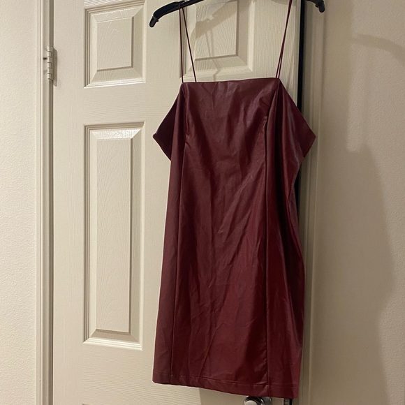 wild fable Dresses & Skirts - wild fable Burgundy Satin Slip Mini Dress
